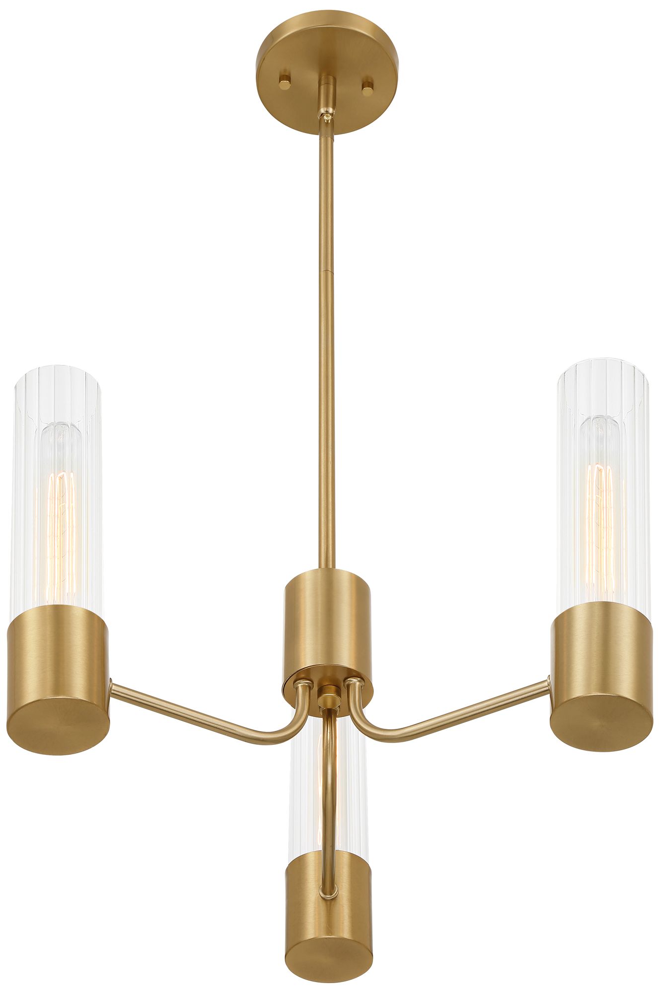 Watch A Video About the Possini Euro Camila Warm Brass 3 Light Chandelier