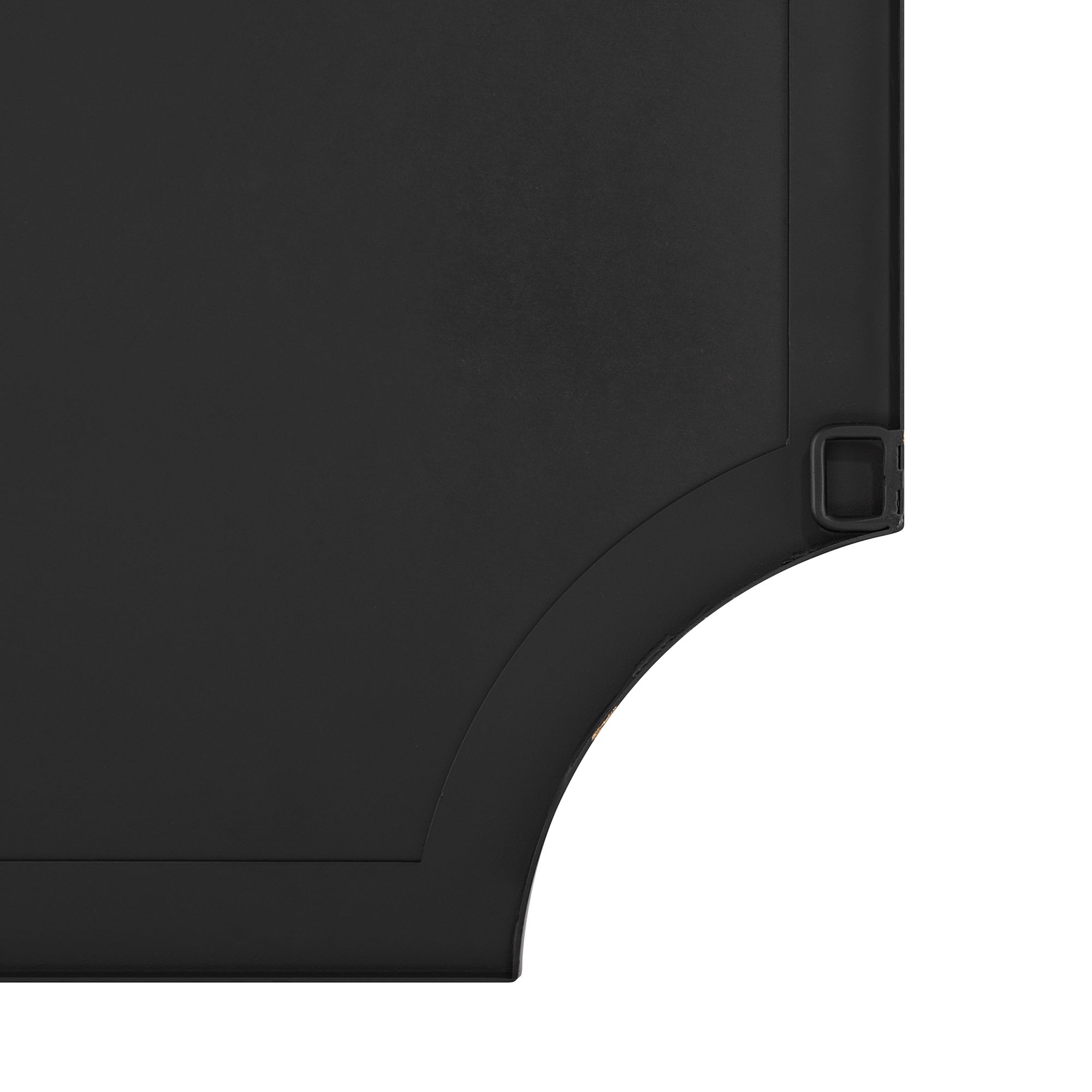 Image 4 Possini Euro Shield 21 1/2" x 31 3/4" Black Iron Wall Mirror more views