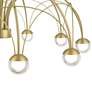 5_Possini Euro Showers 26"W Brushed Gold 10-Light LED Umbrella Pendant more views