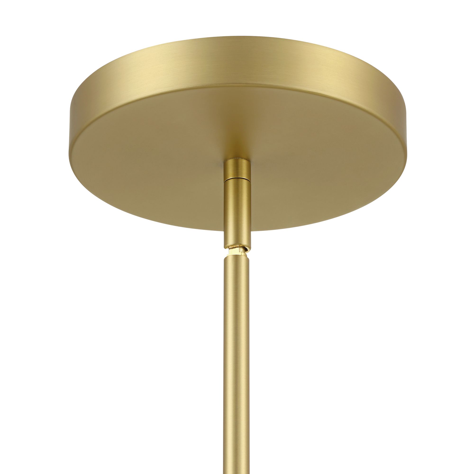 Watch A Video About the Showers 26 Wide Brushed Gold 10 Light LED Umbrella Pendant