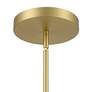 Watch A Video About the Showers 26 Wide Brushed Gold 10 Light LED Umbrella Pendant
