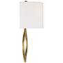 7_Possini Euro Sian 19 1/2" Warm Brass Half-Moon Wall Sconce Set of 2 more views