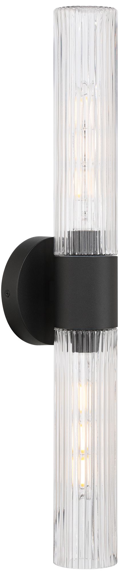 Image 6 Possini Euro Siena 23 3/4"H Sand Black 2-Light Modern Outdoor Light more views