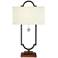 Possini Euro Simon Iron Table Lamp