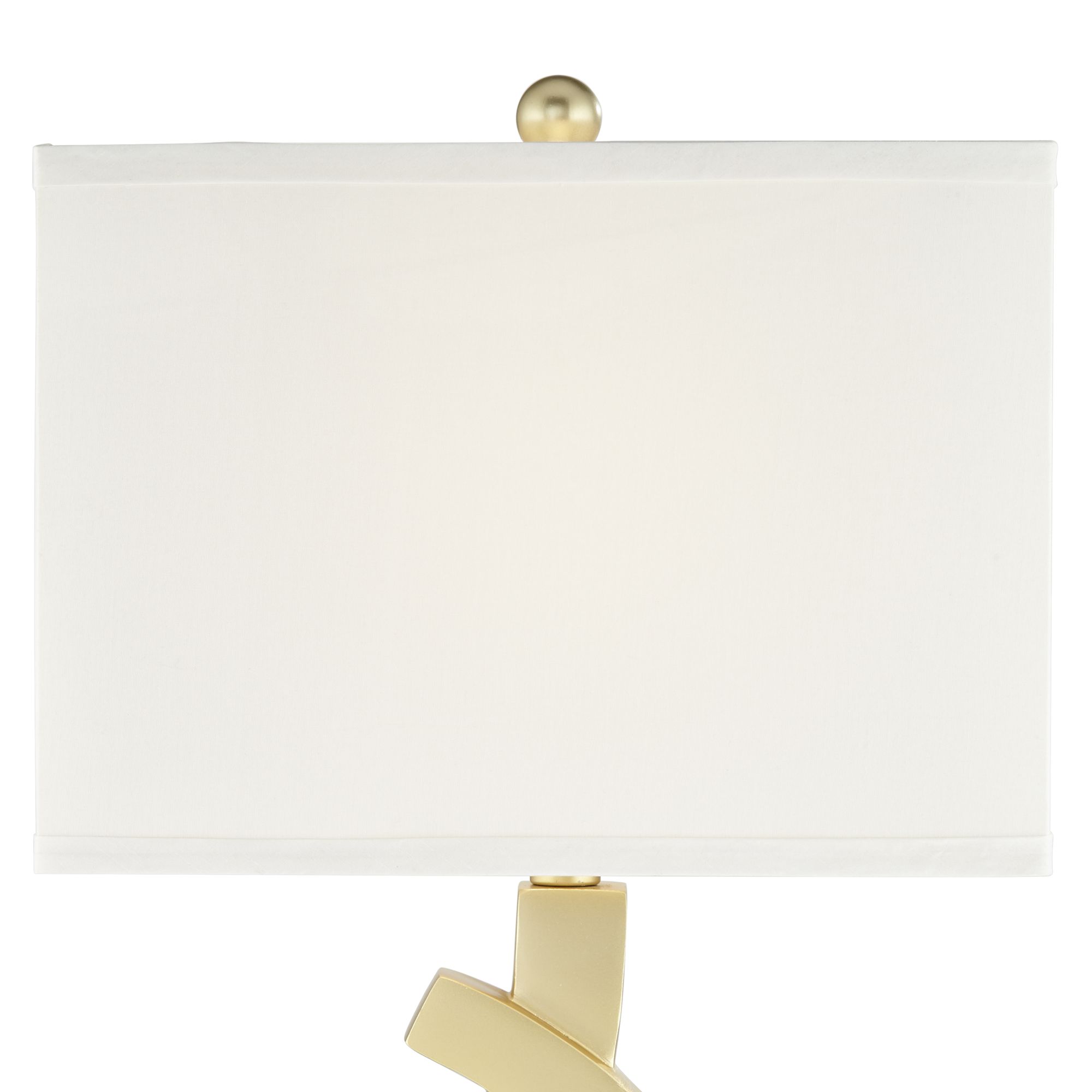 Image 7 Possini Euro Simone 28" Gold Loop Table Lamps Set of 2 with USB Ports more views