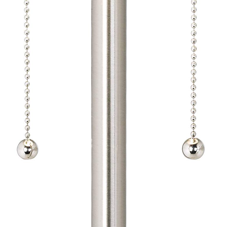 Image 5 Possini Euro Simplicity 59 inch Double Pull Chain Modern Floor Lamp more views