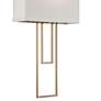 4_Possini Euro Siobhan 16" High Gold and White Wall Sconce more views