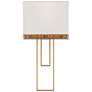 7_Possini Euro Siobhan 16" High Gold and White Wall Sconce more views