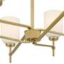 5_Possini Euro Skye 27 3/4" Wide Gold 6-Light Chandelier more views