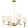 7_Possini Euro Skye 27 3/4" Wide Gold 6-Light Chandelier more views