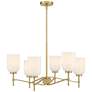 Watch a Video About the Possini Euro Skye 27 3/4" Wide Gold 6-Light Chandelier