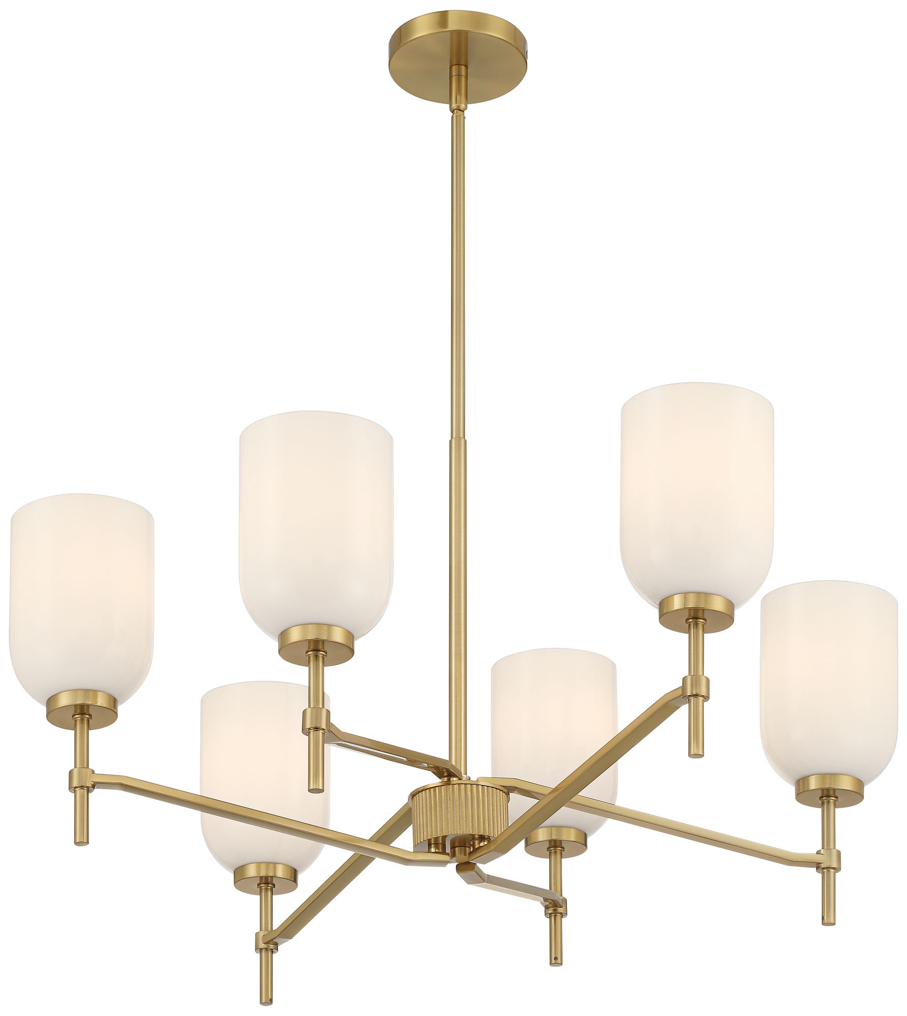 Watch a Video About the Possini Euro Skye 27 3/4" Wide Gold 6-Light Chandelier