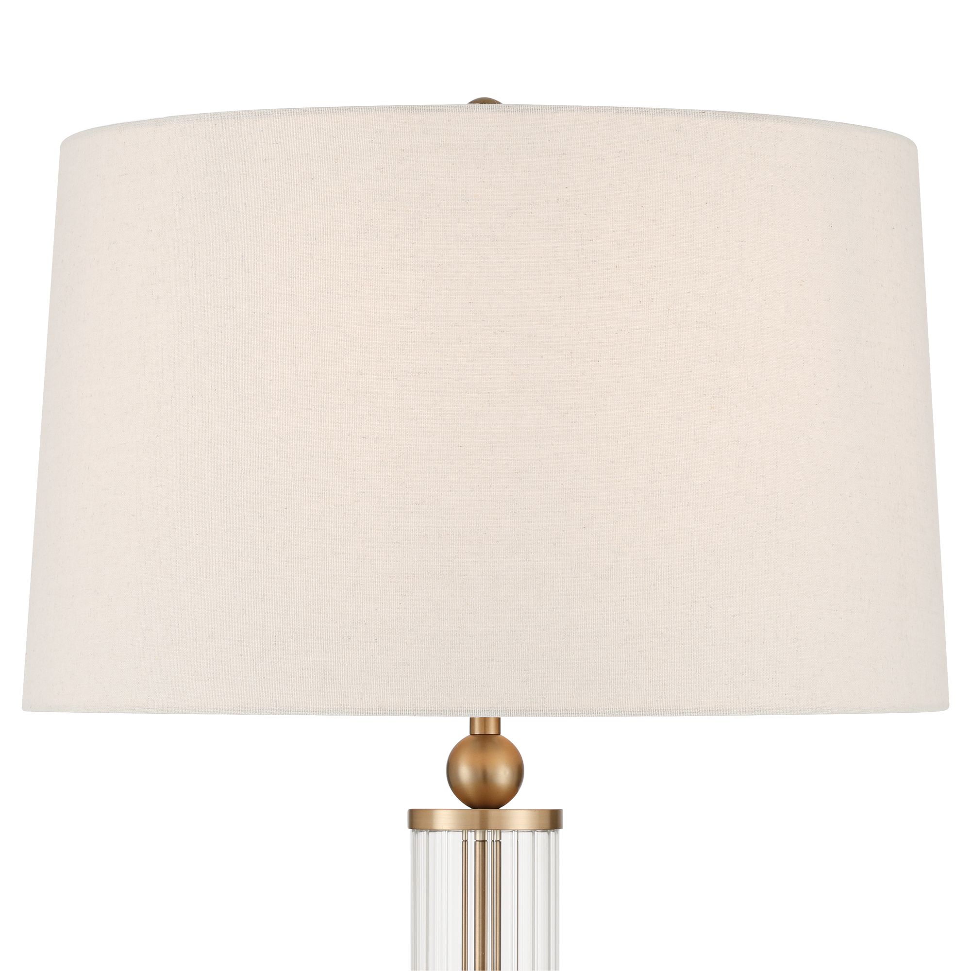Image 4 Possini Euro Skyland 68 1/2" High Soft Brass Glass Modern Floor Lamp more views