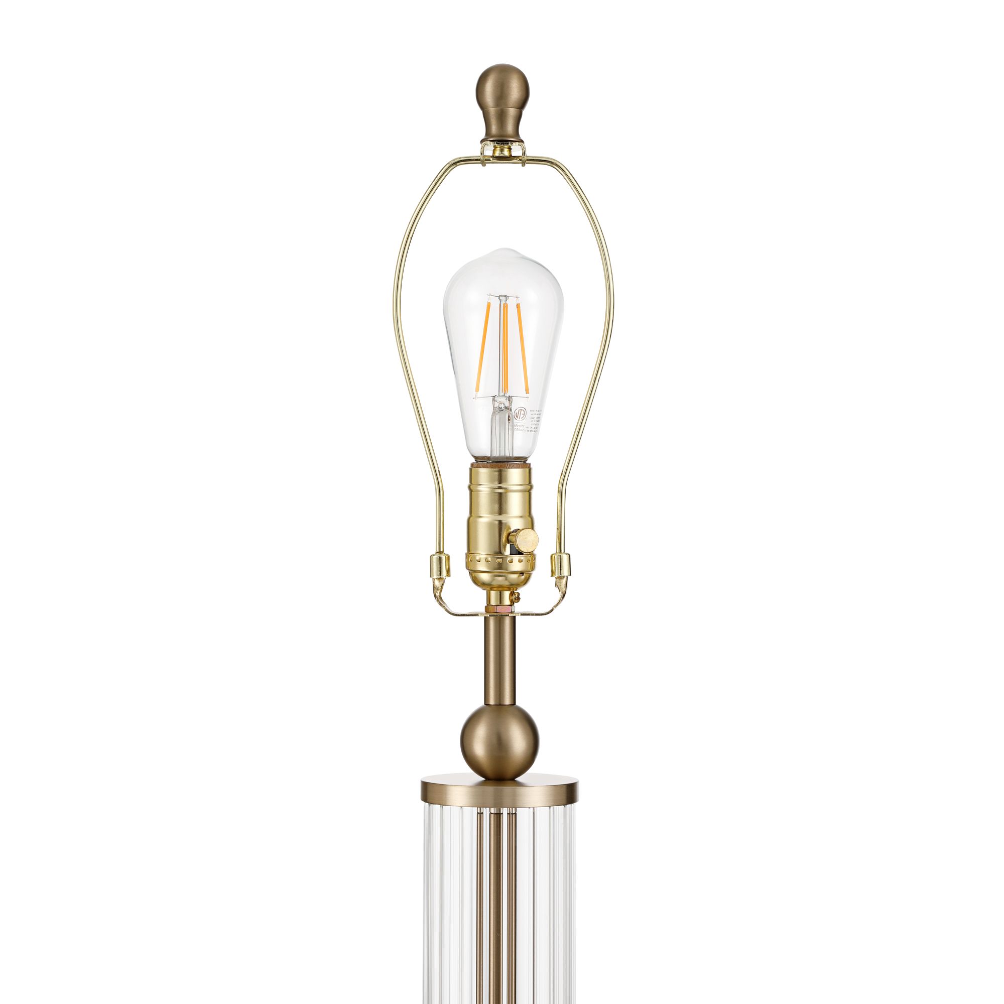 Image 6 Possini Euro Skyland 68 1/2" High Soft Brass Glass Modern Floor Lamp more views