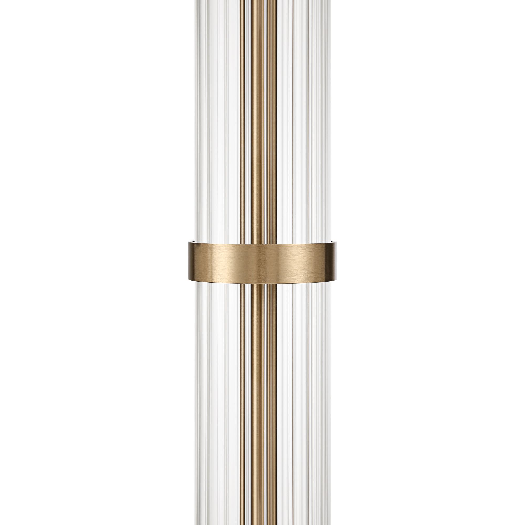 Image 7 Possini Euro Skyland 68 1/2" High Soft Brass Glass Modern Floor Lamp more views