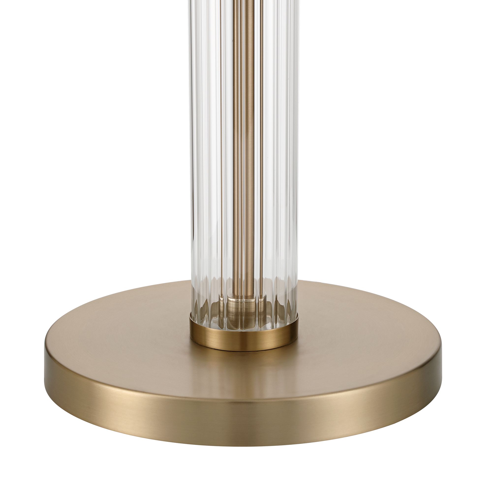 Possini Euro Skyland 68 1/2" High Soft Brass Glass Modern Floor Lamp in scene