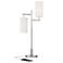 Possini Euro Smyth 2-Light Modern USB Table Lamp