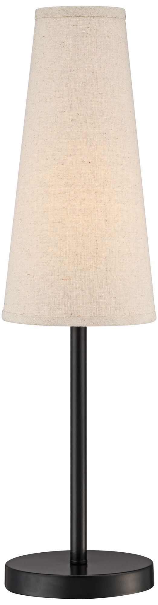 Image 2 Possini Euro Snippet 26" High Espresso Bronze Accent Table Lamp
