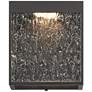 4_Possini Euro Sofia 8 1/2"H Black Hammered Glass LED Wall Sconce more views