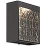 6_Possini Euro Sofia 8 1/2"H Black Hammered Glass LED Wall Sconce more views