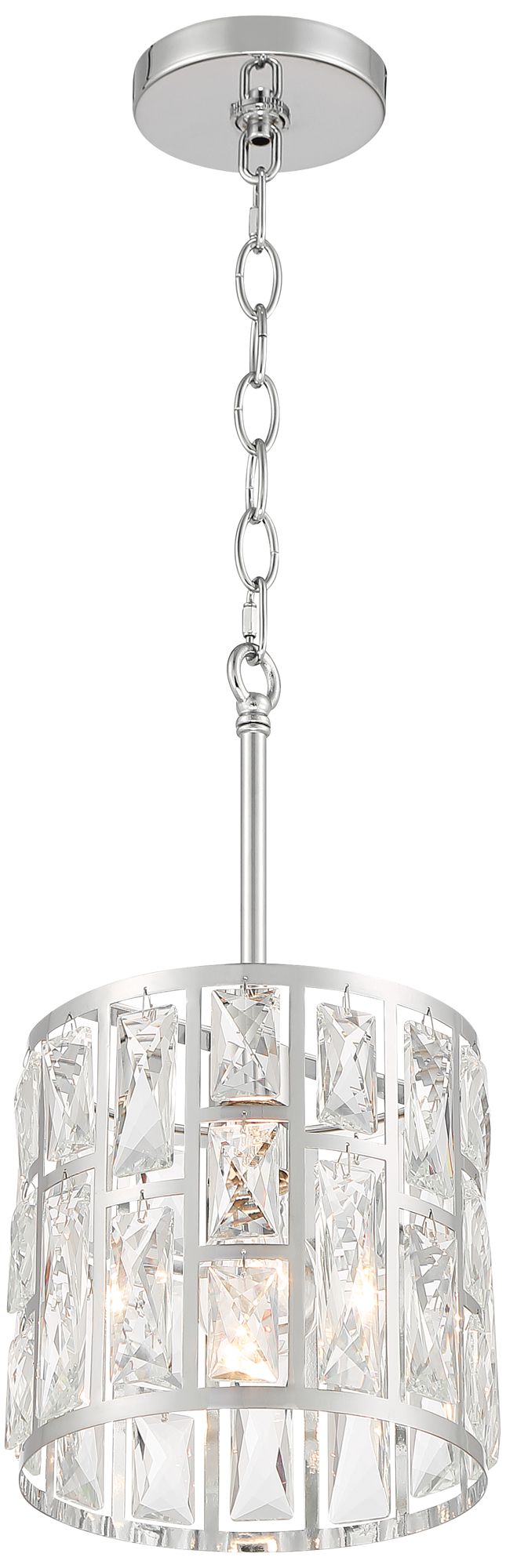 Possini Euro Sofie 8 1/2" Chrome Crystal Mini Pendant Light