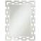 Possini Euro Sofie Clear 28" x 38" Rectangular Wall Mirror