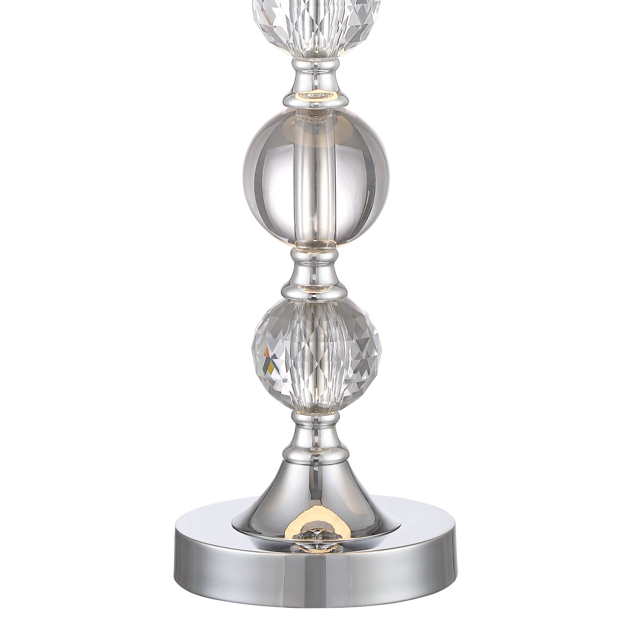 Image 3 Possini Euro Solange 25" Black Shades and Crystal Table Lamps Set of 2 more views