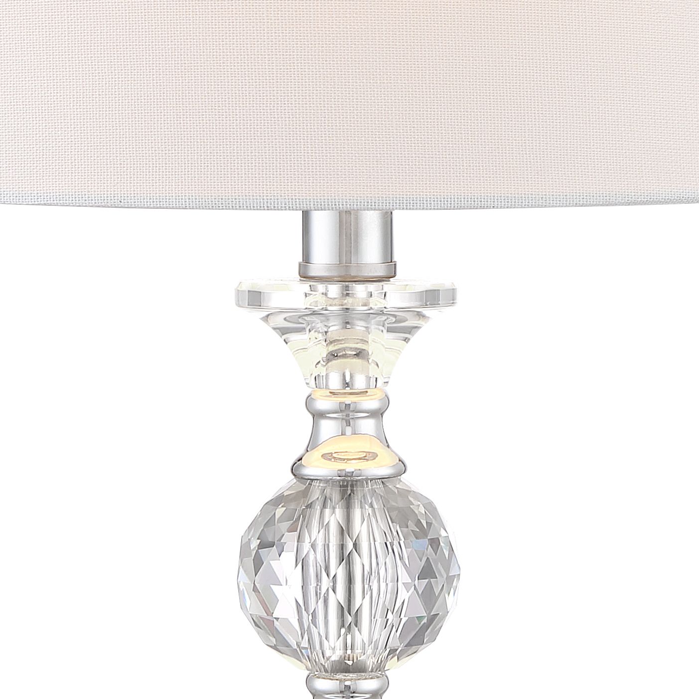 Image 5 Possini Euro Solange 25" High Crystal Lamps Set of 2 with Dimmers more views