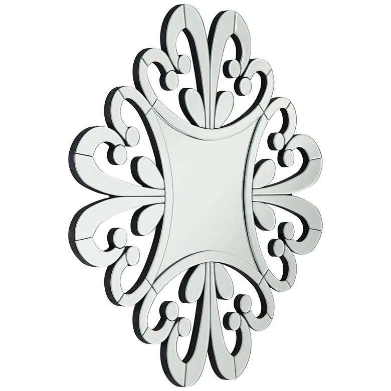 Image 6 Possini Euro Soleil 31 1/2" x 31 1/2" Starburst Cut Glass Mirror more views
