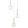 Possini Euro Sonder 14" Wide Chrome LED Multi Light Pendant