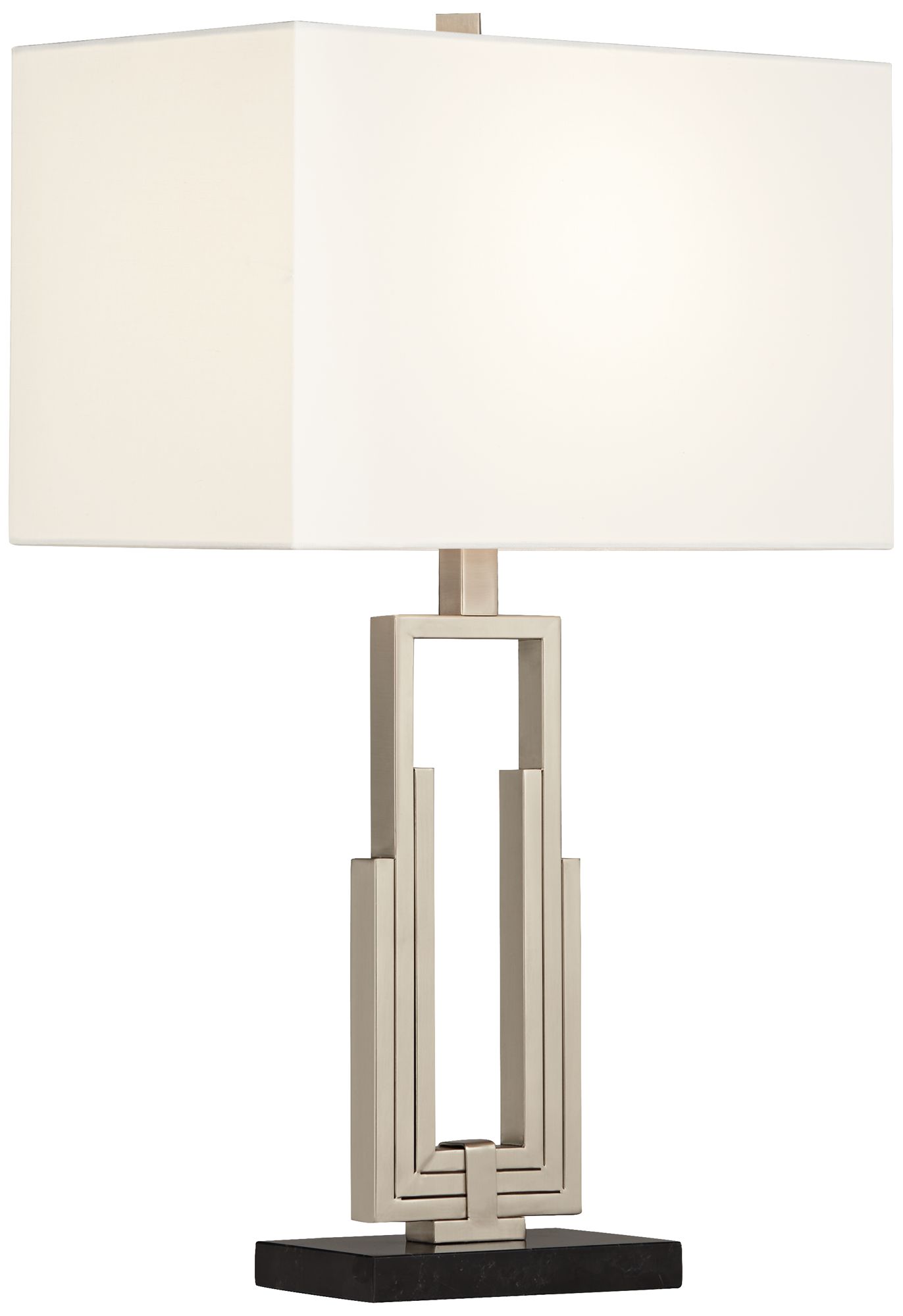 Possini Euro Sonia 28" High Metal and Marble Table Lamp