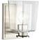 Possini Euro Sonya 8 1/2"H Double Glass Wall Sconce