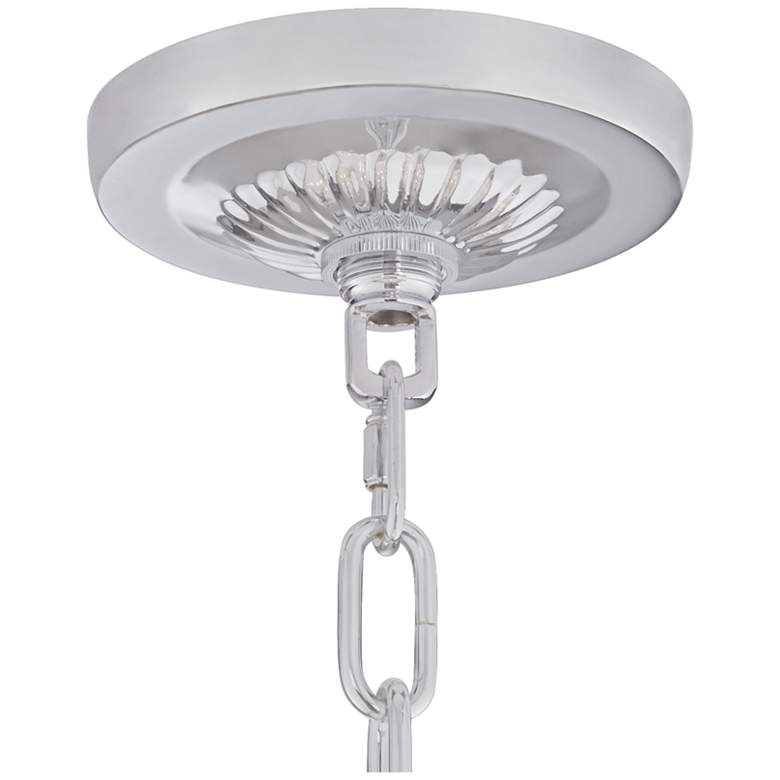 Image 5 Possini Euro Soraya 13 3/4 inch Wide Chrome and Crystal Pendant Light more views