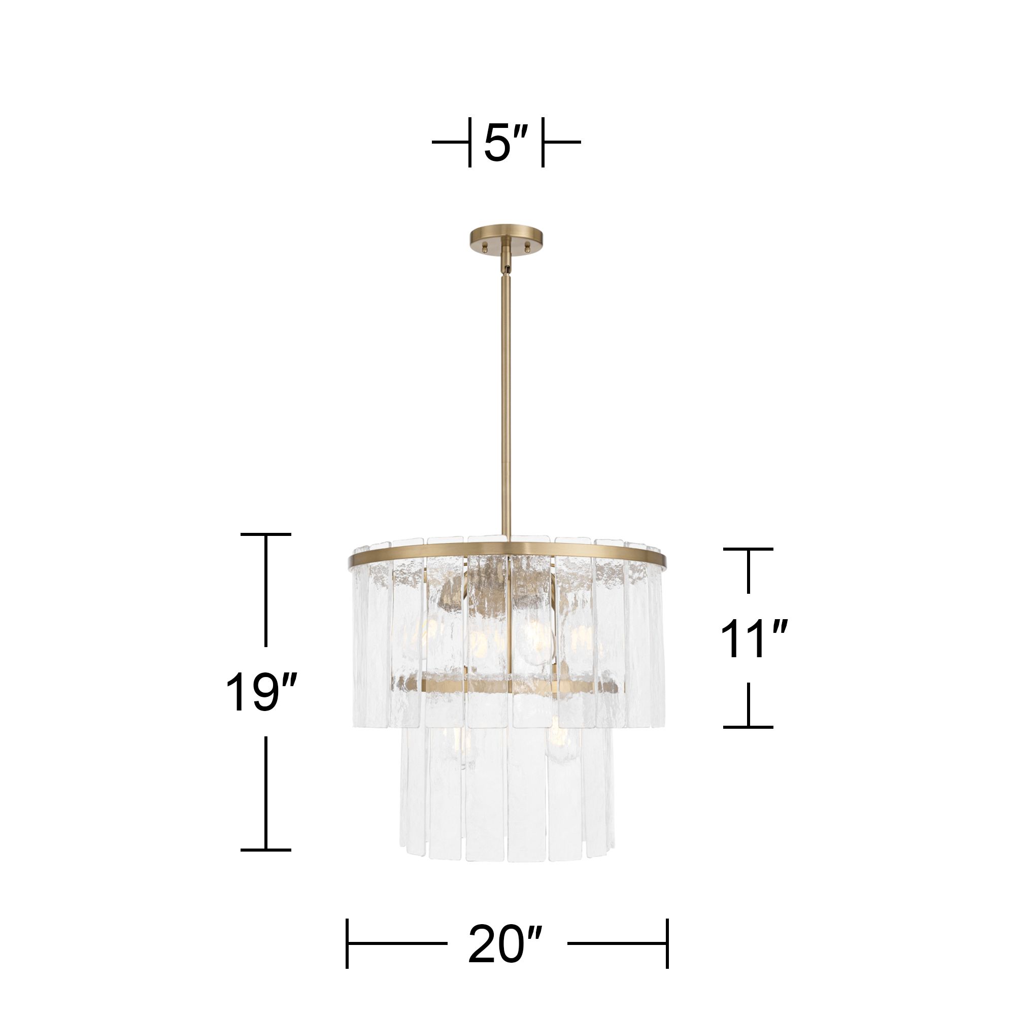 Watch A Video About the Possini Euro Soresi Satin Brass and Piastra Glass 6 Light Pendant