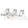 Possini Euro Sorren 20 1/2" Wide Polished Nickel  3-Light Bath Light