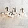 Thumbnail1 of Possini Euro Sorren 20 1/2" Wide Polished Nickel 3-Light Bath Light