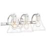 Possini Euro Sorren 20 1/2" Wide Polished Nickel  3-Light Bath Light