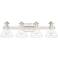 Possini Euro Sorren 27 1/2" Wide Polished Nickel 4-Light Bath Light