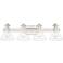 Possini Euro Sorren 27 1/2" Wide Polished Nickel 4-Light Bath Light