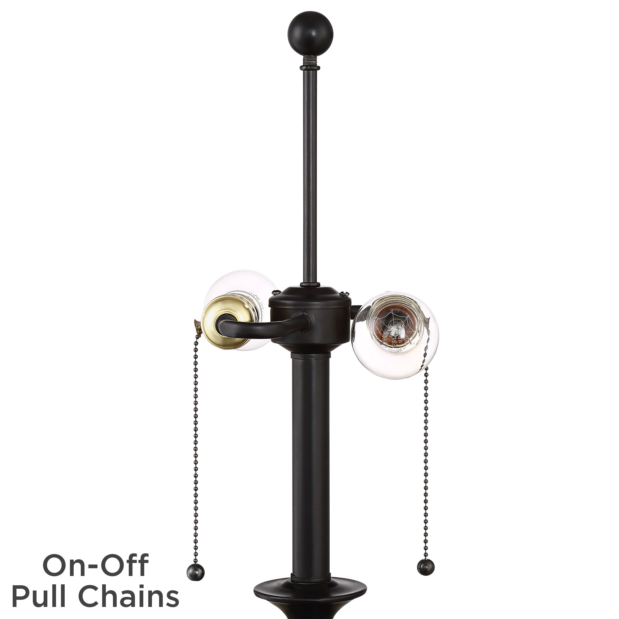 Image 4 Possini Euro Spenser 58" Bronze Floor Lamp with Beige Pleated Shade more views