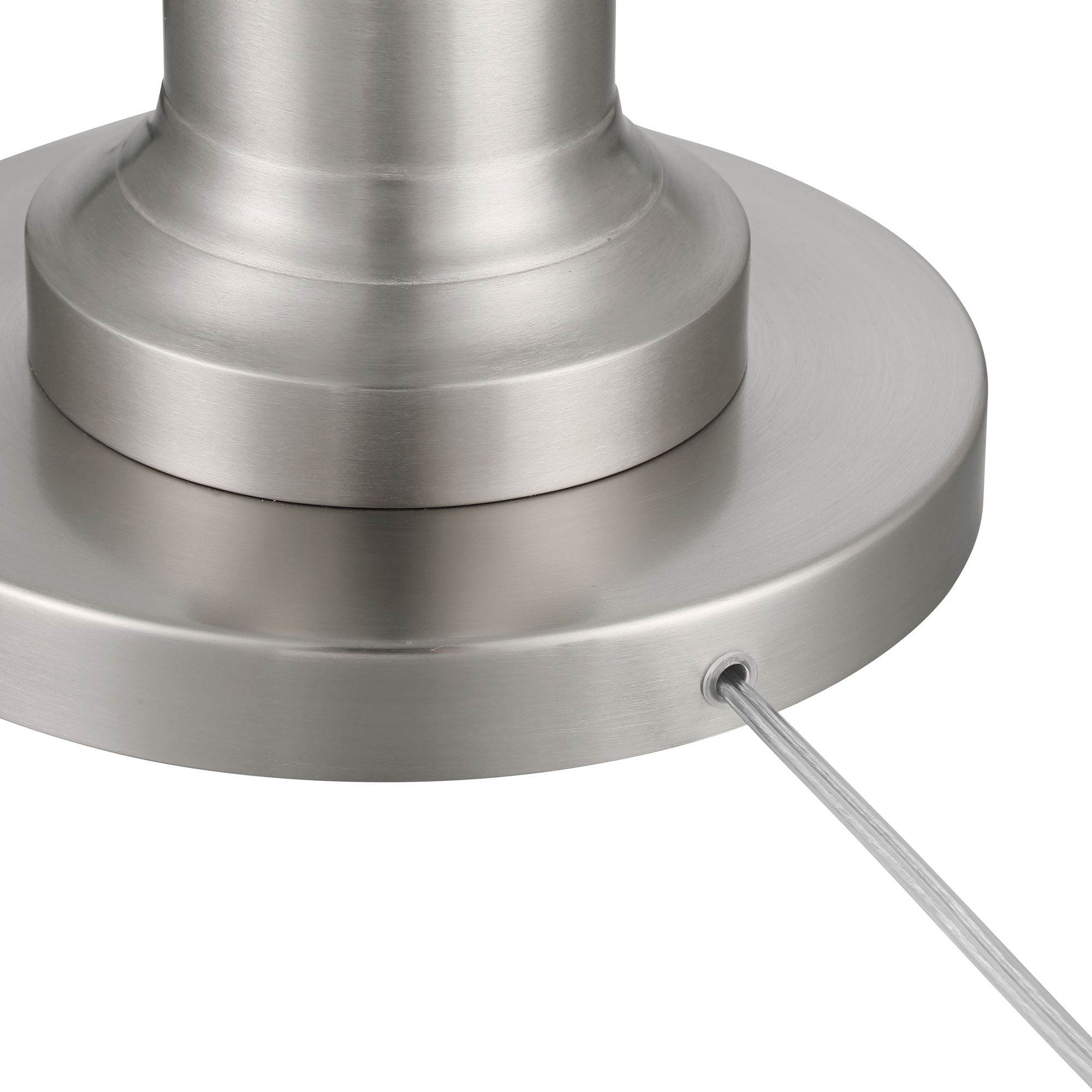 Image 6 Possini Euro Spenser 58" High Brushed Nickel Transitional Floor Lamp more views