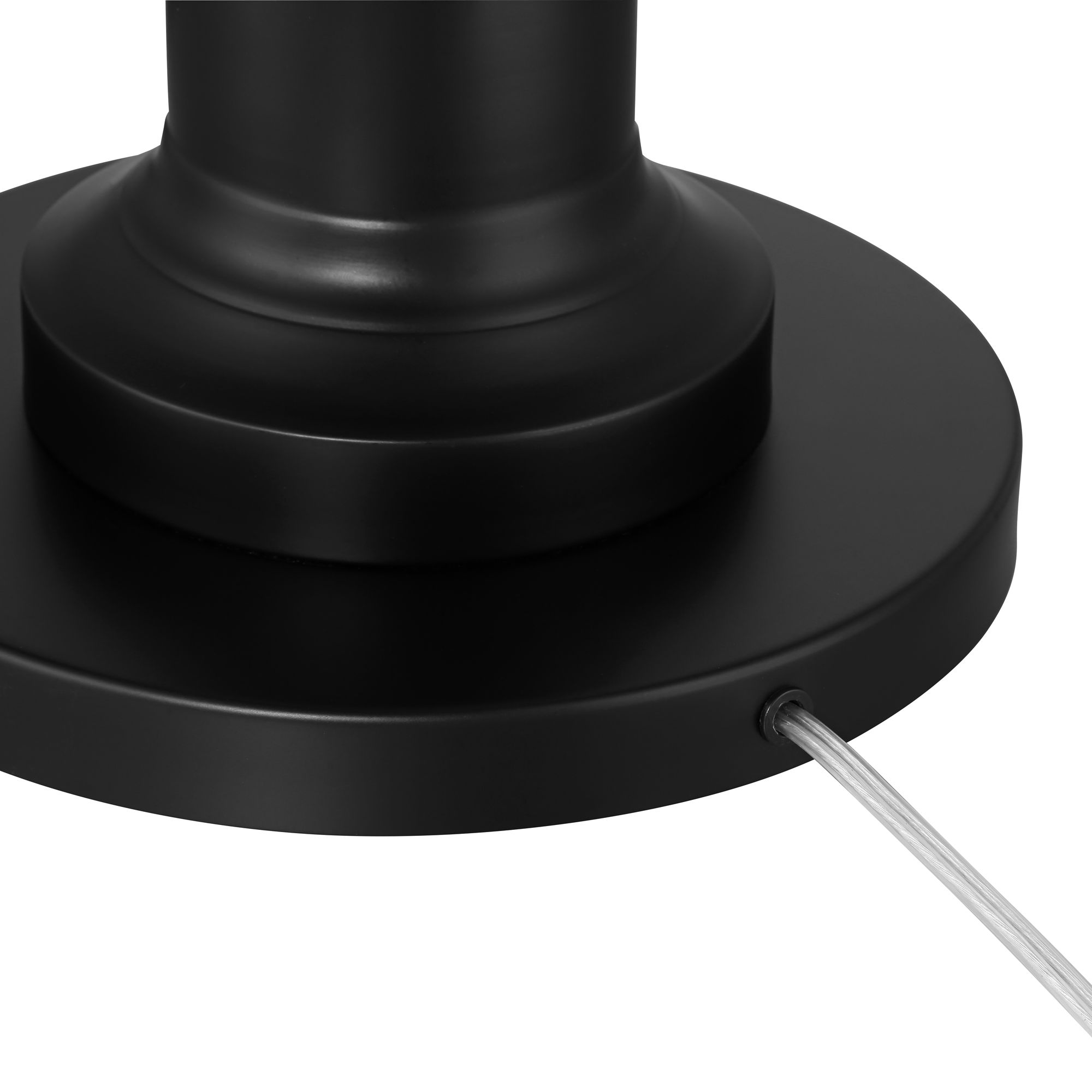 Image 6 Possini Euro Spenser 58" Satin Black Traditional Floor Lamp more views