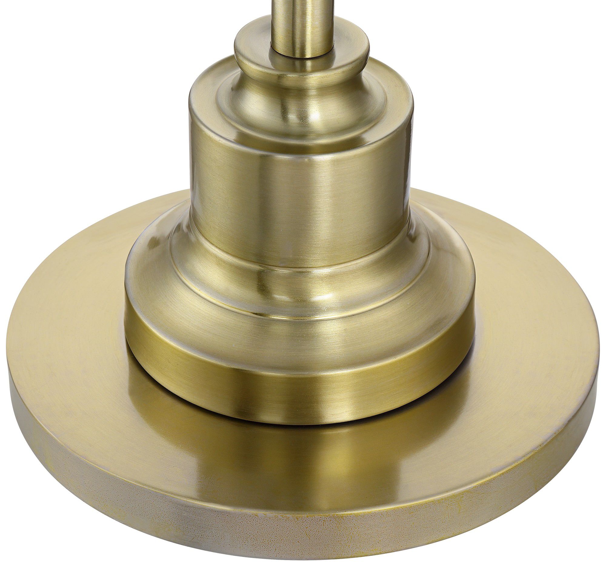 Image 4 Possini Euro Spenser Pleated Shade Brushed Brass Traditional Floor Lamp more views