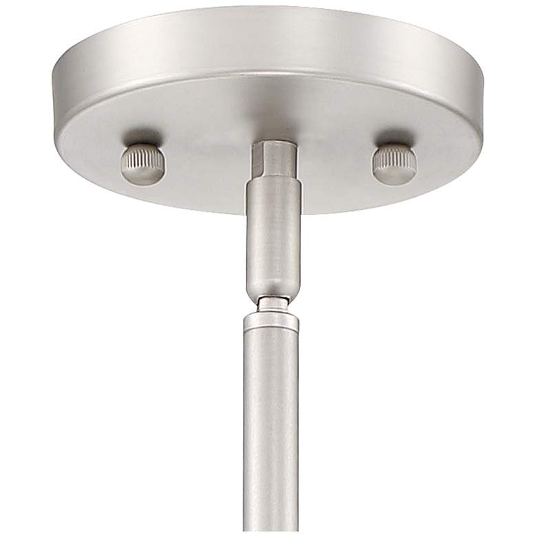 Image 4 Possini Euro Spherical 16" Wide Brushed Nickel 3-Light Globe Pendant more views