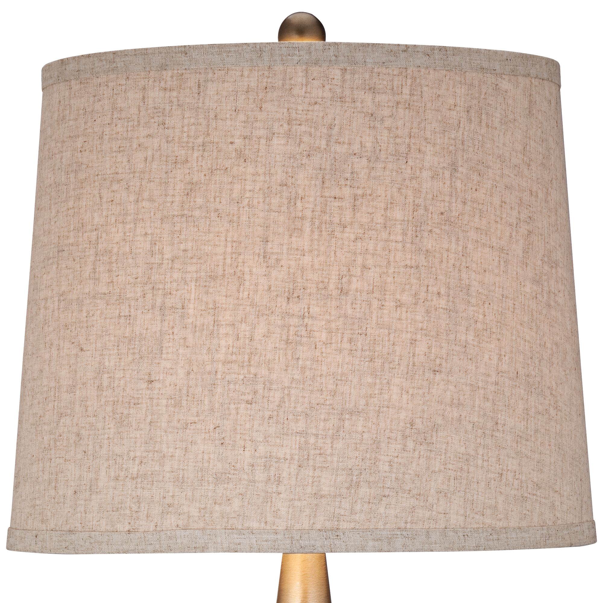 Image 5 Possini Euro St. Claire 30 3/4" Faux Wood Mid-Century Table Lamp more views