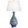 Possini Euro Stacey Ceramic LED Night Light Table Lamp