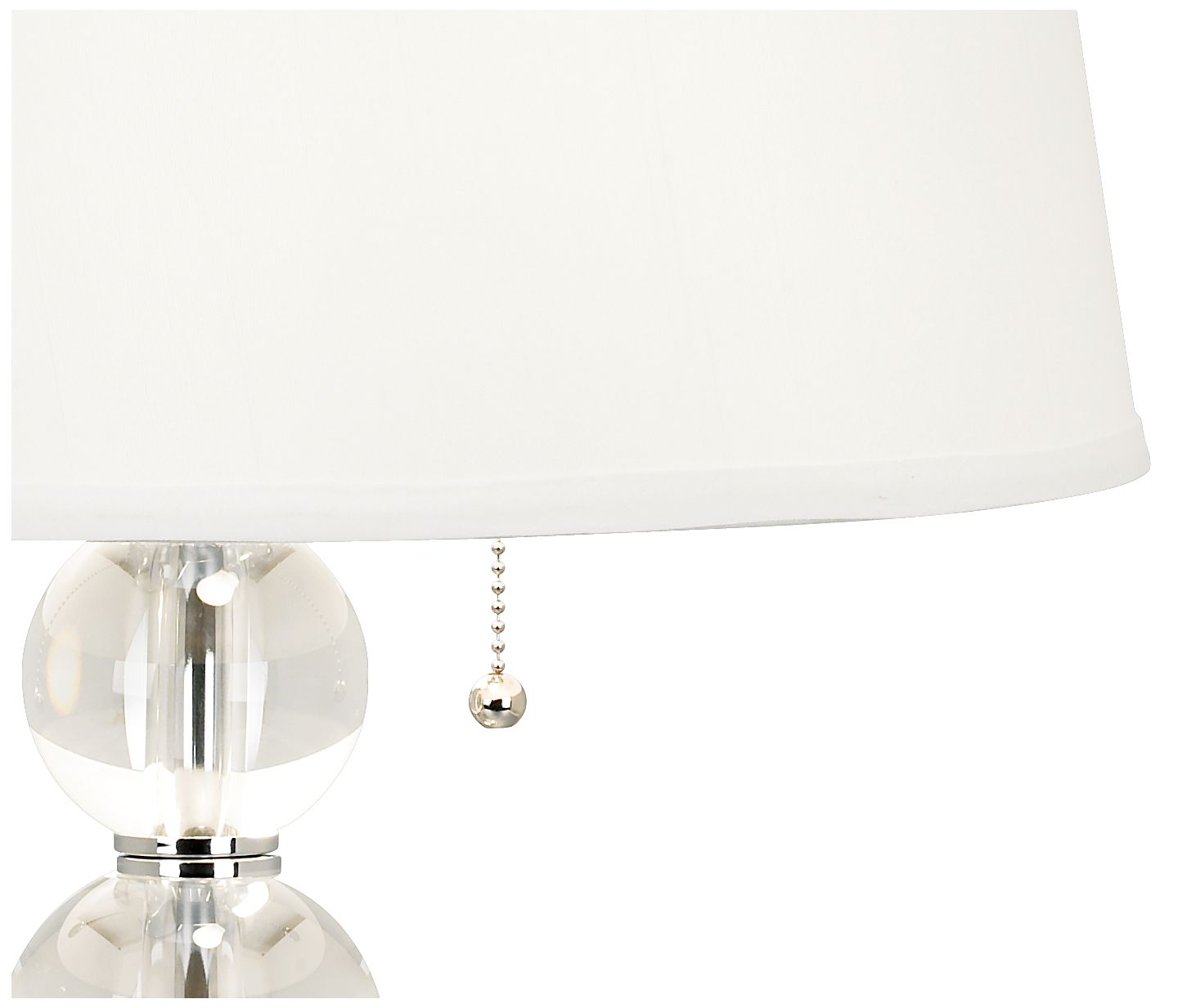 Image 3 Possini Euro Stacked Crystal Spheres Lamp with Table Top Dimmer more views