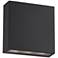 Possini Euro Stanford Black 5 1/2" LED Up Down Outdoor Wall Sconce
