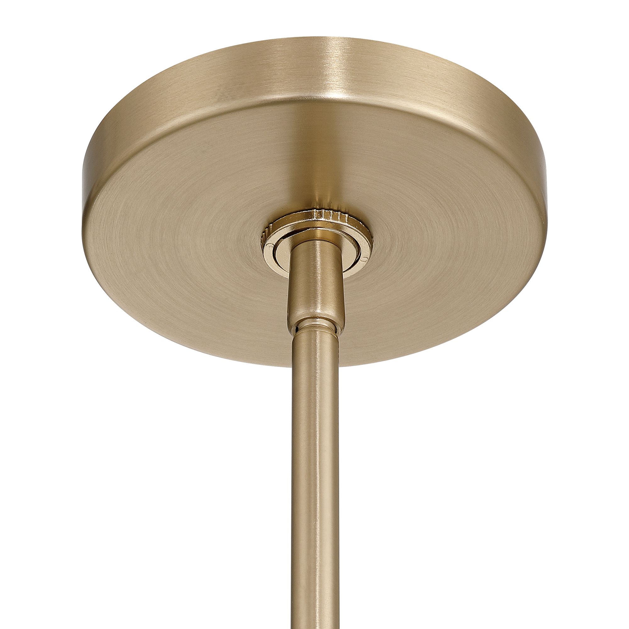 Image 5 Possini Euro Stephanie 14" Wide Brass and Glass Pendant Light more views