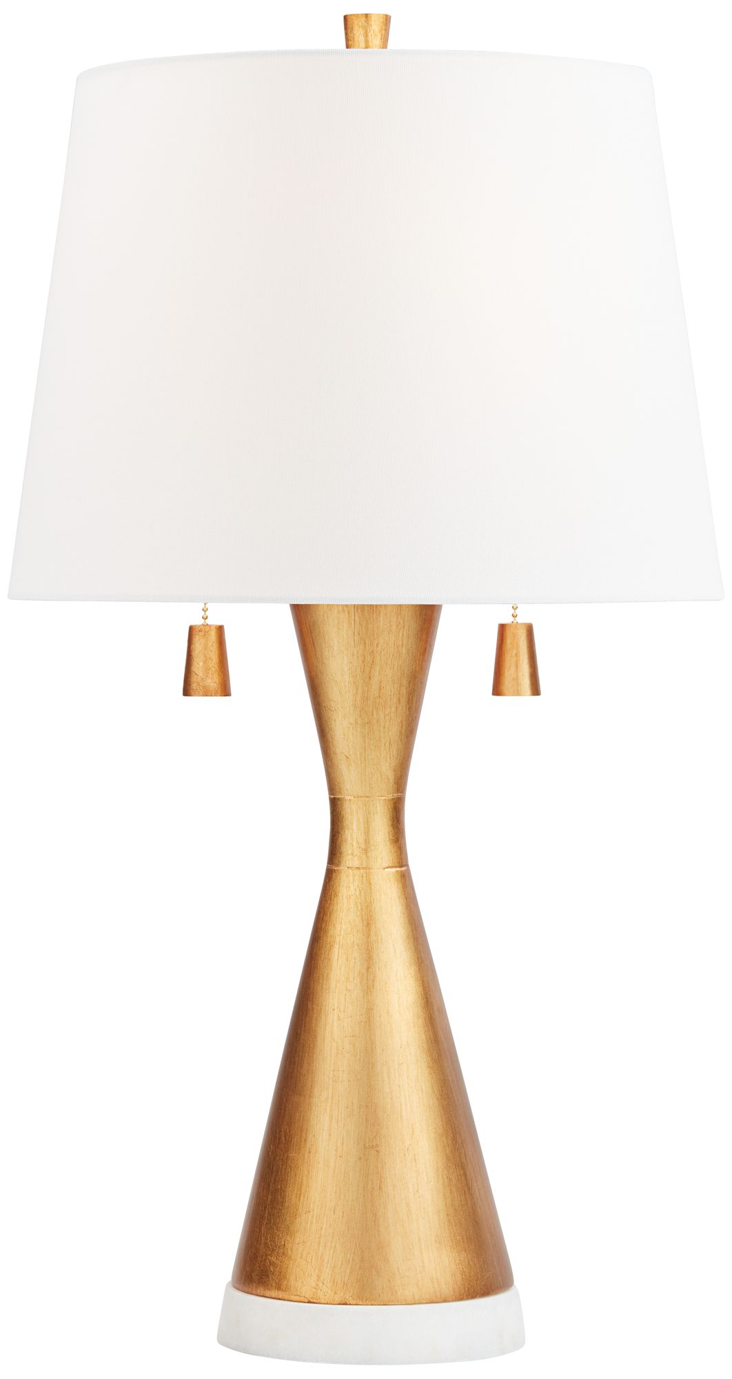 Image 2 Possini Euro Sterling 27 3/4" High Marble and Gold Modern Table Lamp